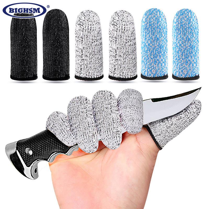 Cut Resistant Glove - 1คู่เตียงตัดแขนปลอกนิ้วหัวแม่มือ Reusable Peel ปลายนิ้วครอบคลุมหยิบถุงมือสำหรับอุปกรณ์ครัวเครื่องมือ