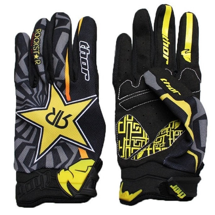 Cycling Glove Padded - ถุงมือมอเตอร์ครอสแบบเจล ถุงมือปั่นจักรยานเสือภูเขาดาวน์ฮิลล์ DH MX MTB ถุงมือสำหรับแข่งออฟโรด