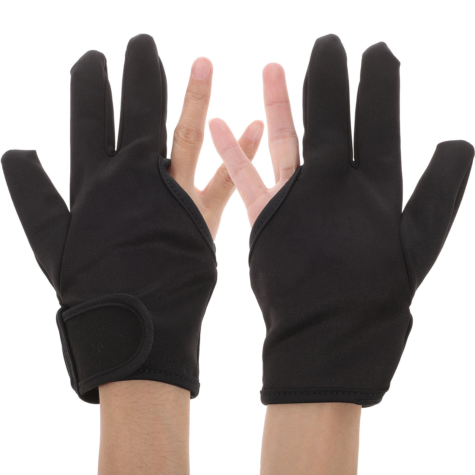 Heat Resistant Glove - ถุงมือทำผม 3 นิ้ว ทนความร้อน ป้องกันความร้อน สีดำ