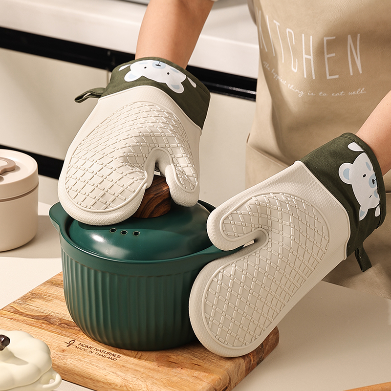 ถุงมือซิลิโคนกันความร้อน หนาขึ - Oven Mitt Silicone บทวิจารณ์และราคา