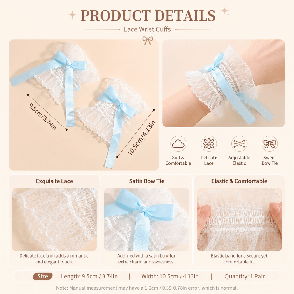 ปลอกแขนลูกไม้แบบถอดได้พร้อมจีบ - Fingerless Glove Knit บทวิจารณ์และราคา