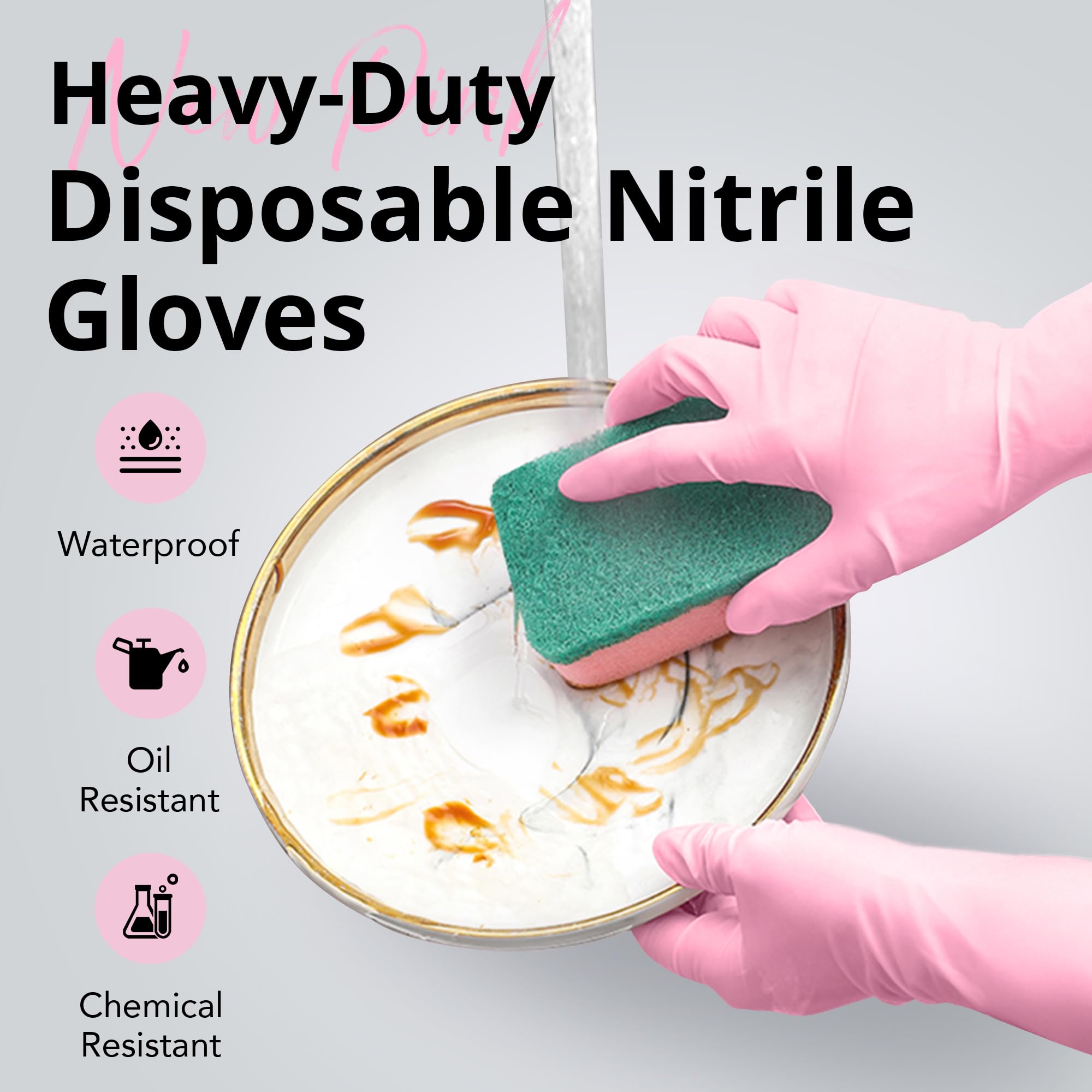 ถุงมือทําความสะอาดไนไตรล์แบบใช - Exam Glove Nitrile บทวิจารณ์และราคา