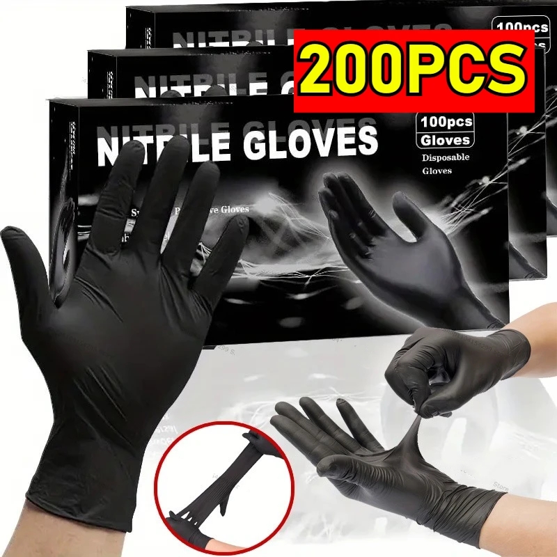 ถุงมือไนไตรล์กันน้ำแบบใช้แล้วท - Nitrile Mechanic Glove บทวิจารณ์และราคา