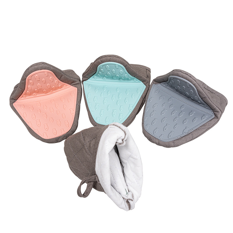 แผ่นซิลิโคน 2 ชิ้น |   ด้ามจับ - Oven Mitt Silicone บทวิจารณ์และราคา