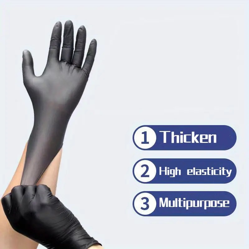 100/50/20 ชิ้น ถุงมือไนไตรล์แบ - Nitrile Mechanic Glove บทวิจารณ์และราคา