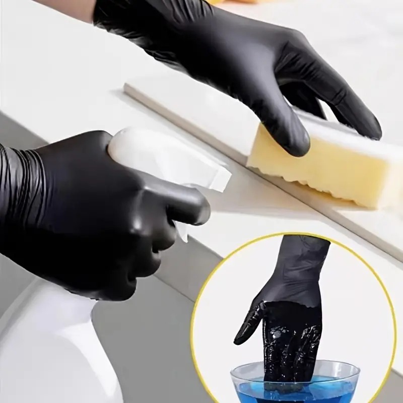 100/50/20 ชิ้น ถุงมือไนไตรล์แบ - Nitrile Mechanic Glove บทวิจารณ์และราคา