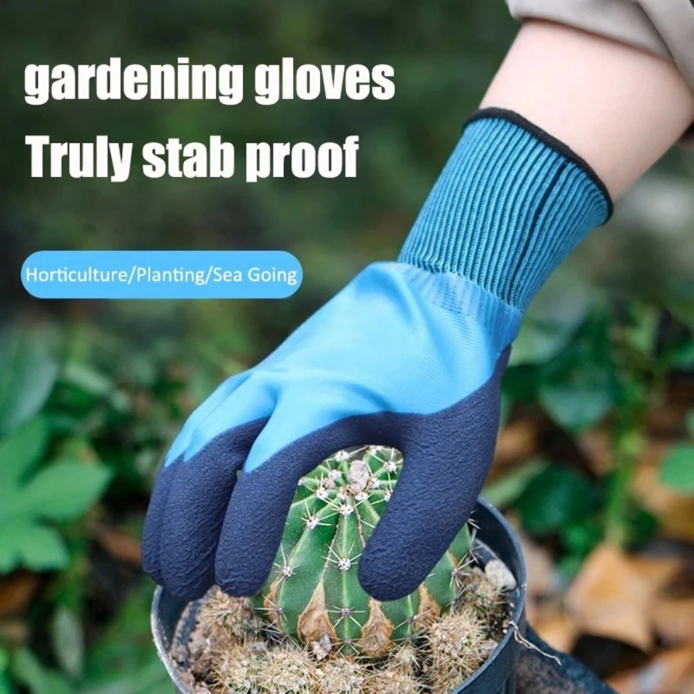 ถุงมือทำสวนกันน้ำ กันแทง กันหน - Gardening Glove Waterproof บทวิจารณ์และราคา