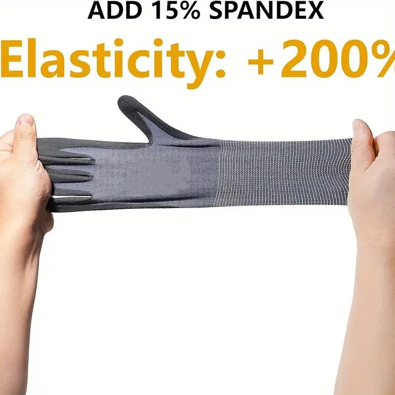 ถุงมือทำงานไมโครโฟม ไนลอนเคลือ - Nitrile Mechanic Glove บทวิจารณ์และราคา