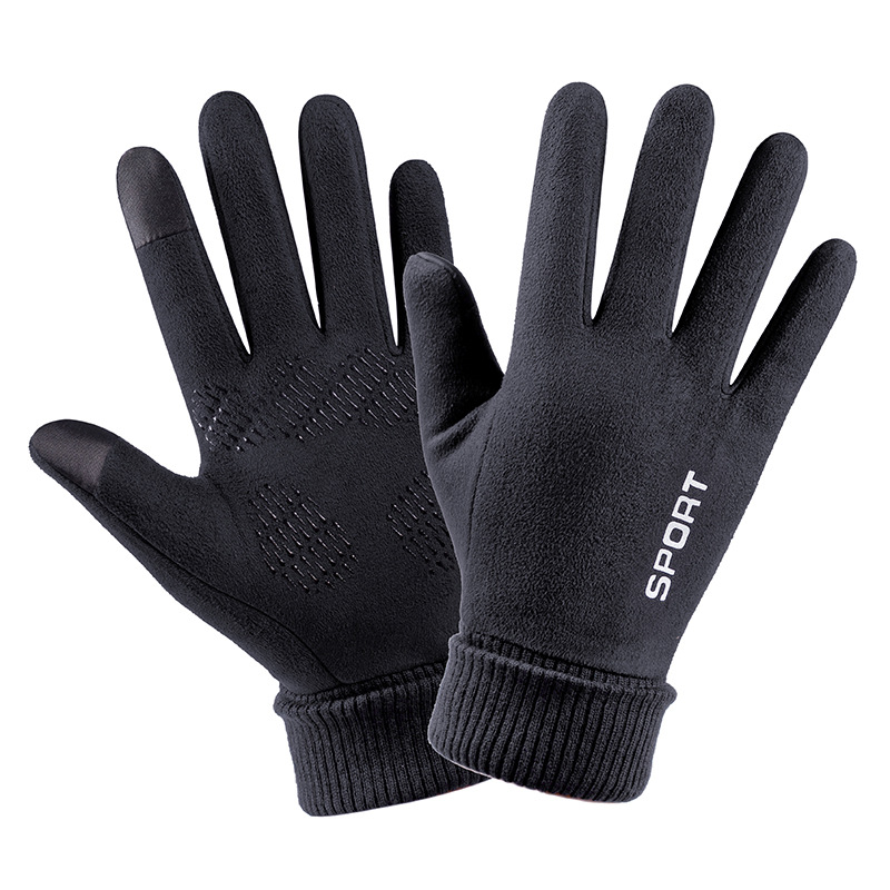 ผู้ชายหนังหนังนิ่มฤดูหนาว Plus - Leather Driving Glove บทวิจารณ์และราคา