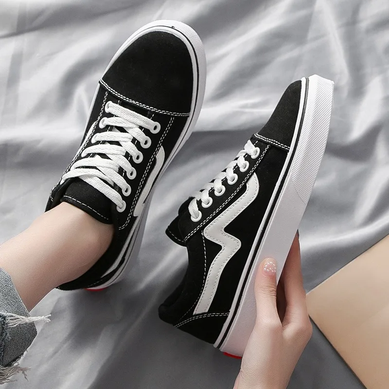 รองเท้าผ้าใบวิ่งจ๊อกกิ้งลำลองส - Vans Shoes Old Skool บทวิจารณ์และราคา