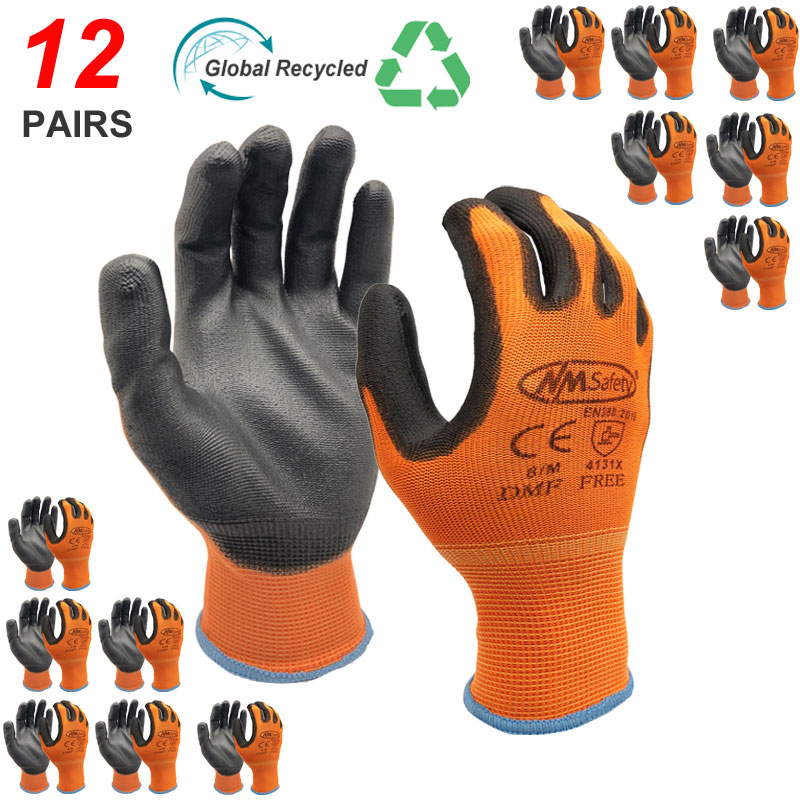 ถุงมือนิรภัยนิรภัยถุงมือยางไนไ - Nitrile Mechanic Glove บทวิจารณ์และราคา