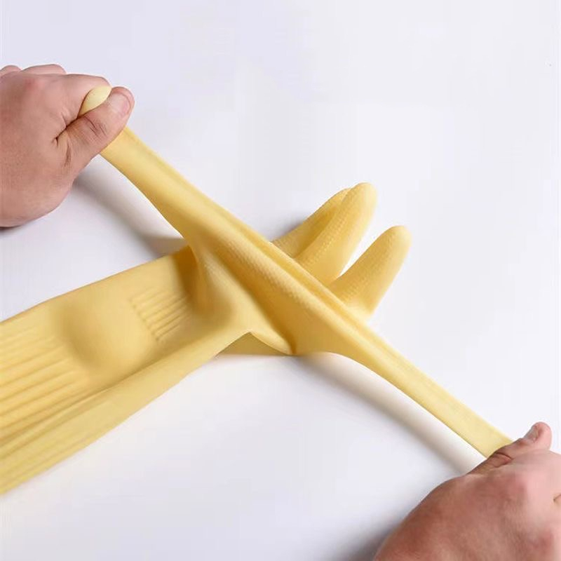 ยาวReusableยางล้างจานถุงมือลื่ - Dish Glove Rubber บทวิจารณ์และราคา
