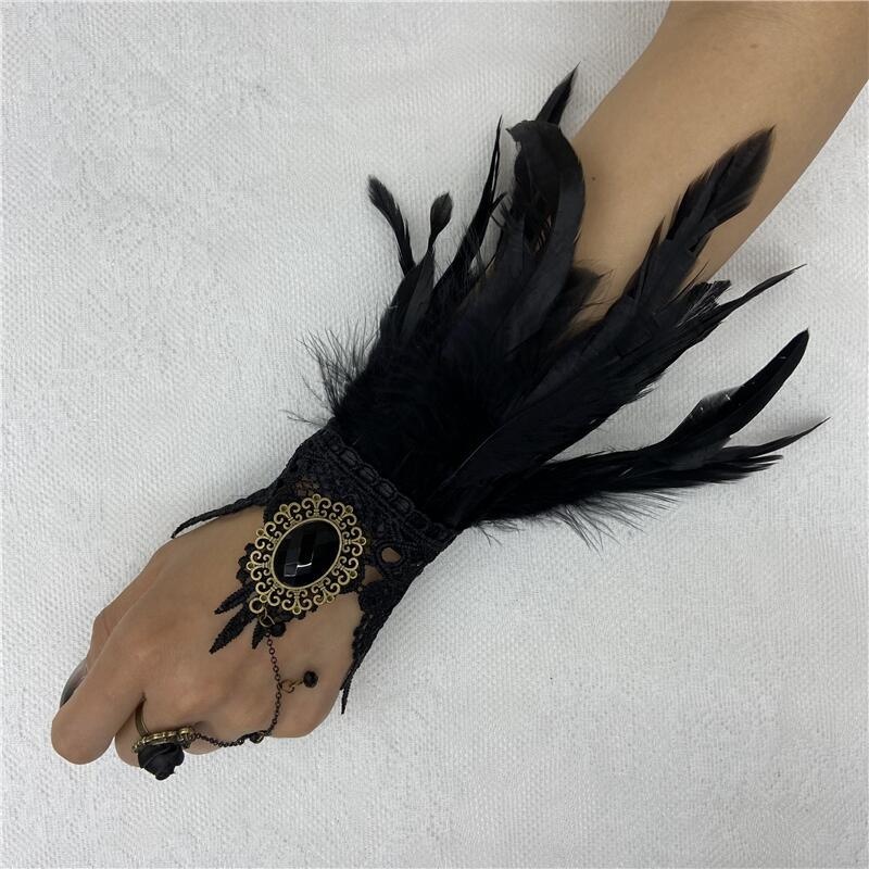 ฮาโลวีน Feather ถุงมือลูกไม้ f - Motorcycle Glove Knuckle บทวิจารณ์และราคา